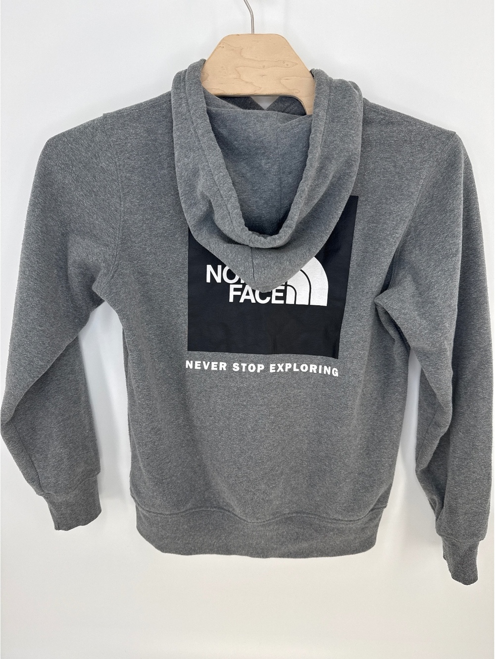 The North Face Men's Gray Pullover Hoodie Sweatshirt, Size Small - Picture 3 of 7